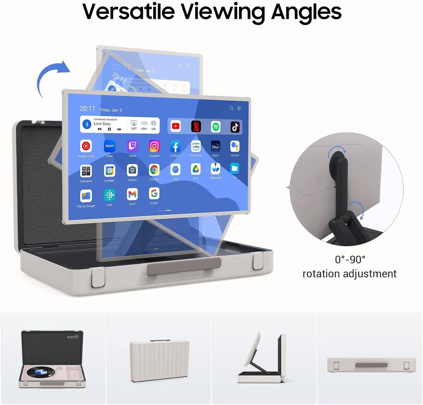NeoScreen - 27-inch Smart Touchscreen Portable TV