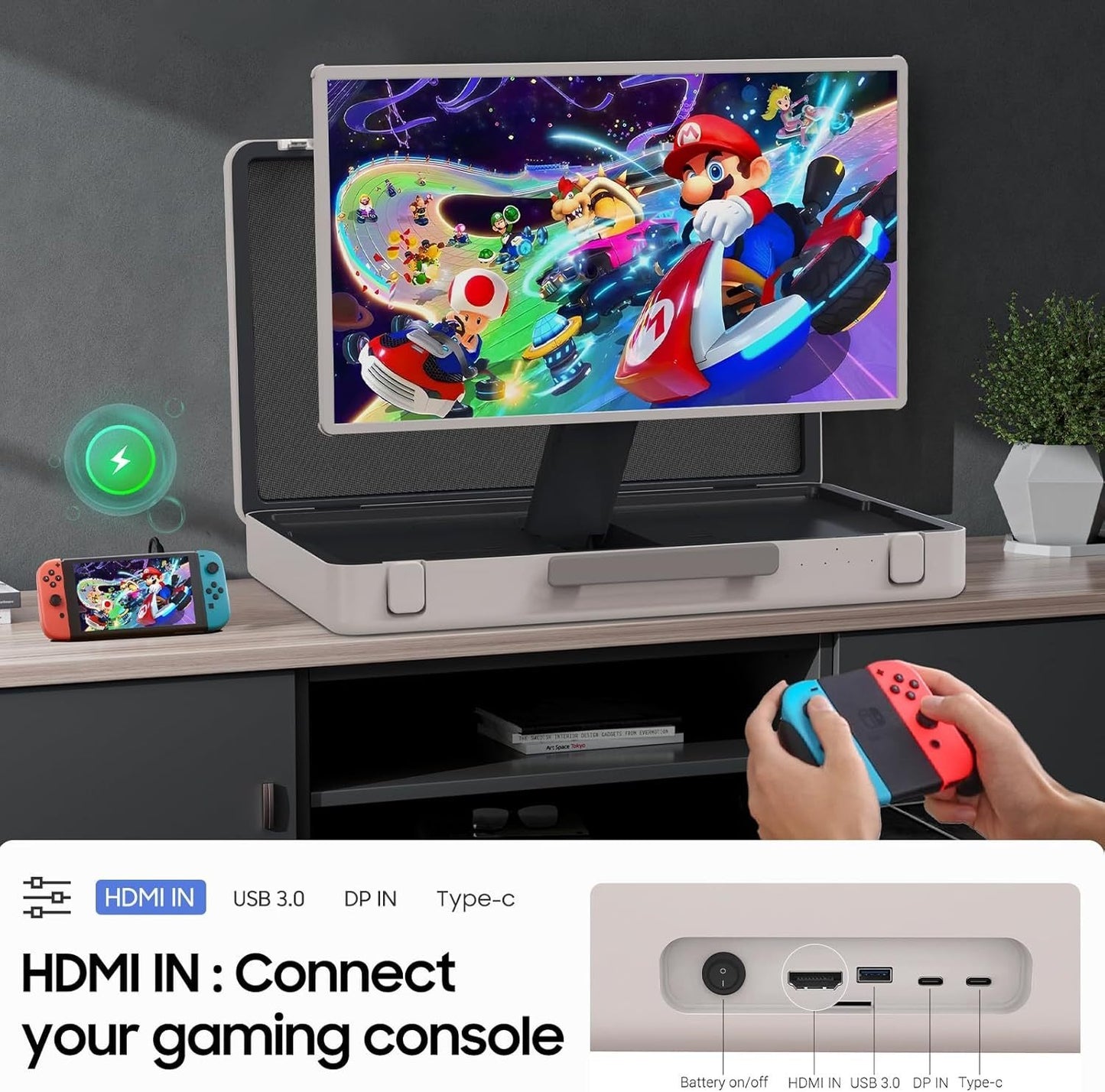 NeoScreen - 27-inch Smart Touchscreen Portable TV